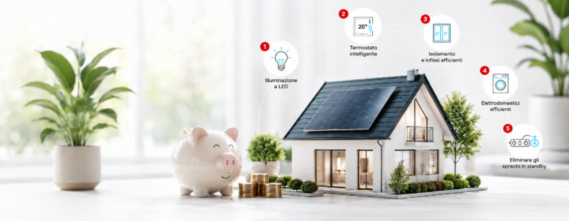 Risparmiare energia – 5 trucchi per la casa