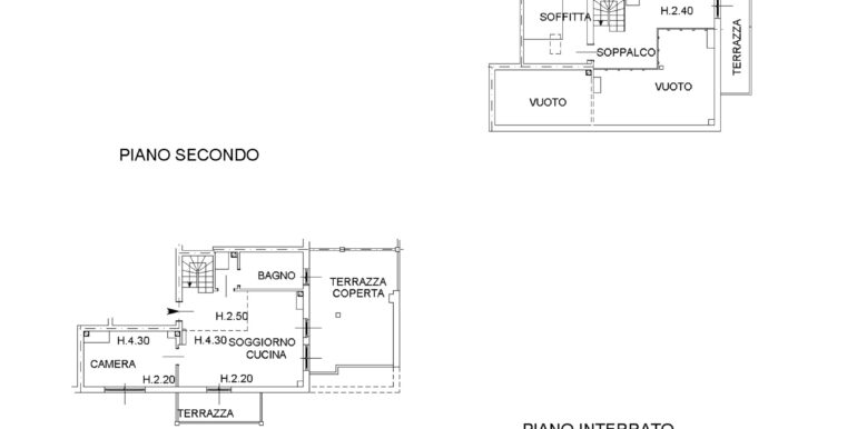 Appartamento bicamere con terrazzo vivibile