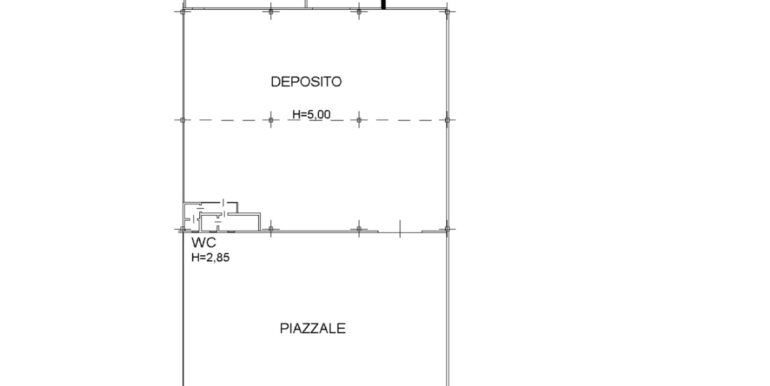 Capannone di 750mq con scoperto