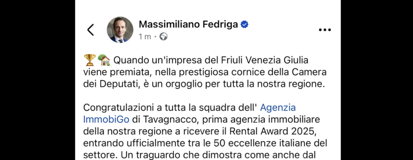 Massimiliano Fedriga RegioneFVG Autonoma