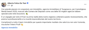 Il Sindaco di Udine Alberto Felice De Toni