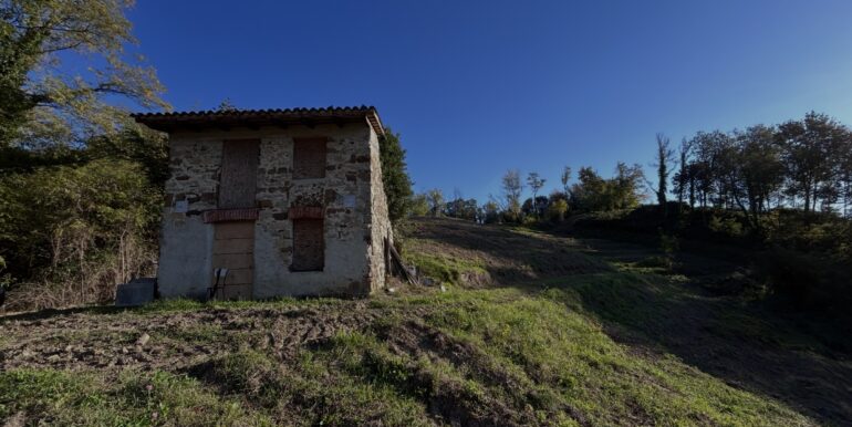 Terreno con vista panoramica immerso nei boschi