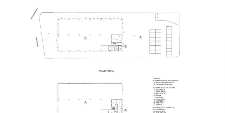 Capannone con carroponti e uffici