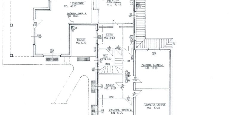 Villa monopiano con ampio giardino