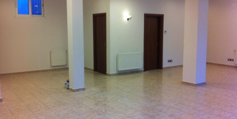 Locale vetrinato di 93mq e canna fumaria