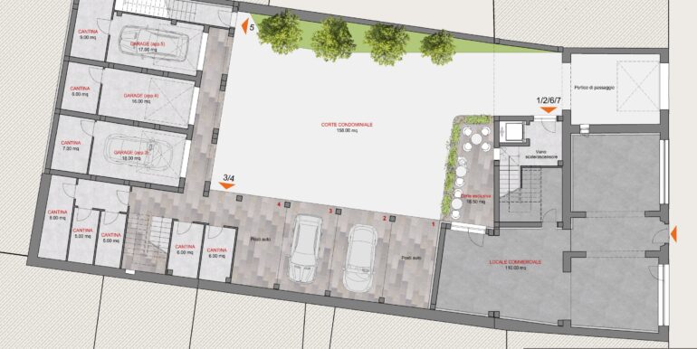 Stabile terra–cielo con progetto già sviluppato