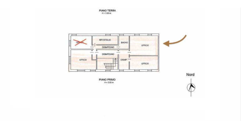 Ampio ufficio in Co-working a Udine