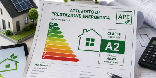 Attestato di Prestazione Energetica APE e vendita di un immobile