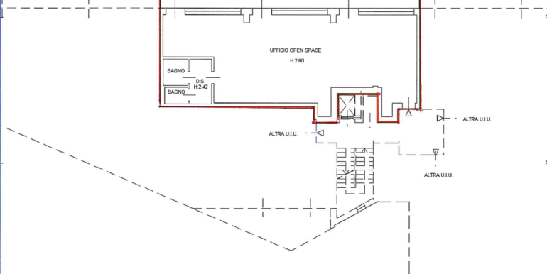 Ufficio di129mq con terrazza panoramica