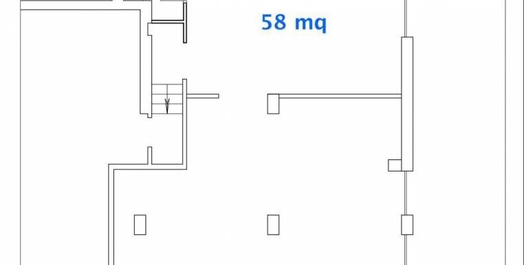 Negozio di 136mq con 4 vetrine