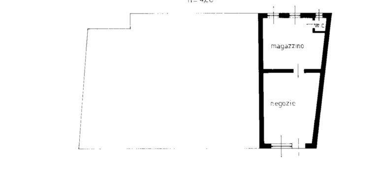 Locale commerciale di 70mq